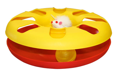 KITTY ROUNDABOUT macja igraca ø 24 cm, barvno sort.