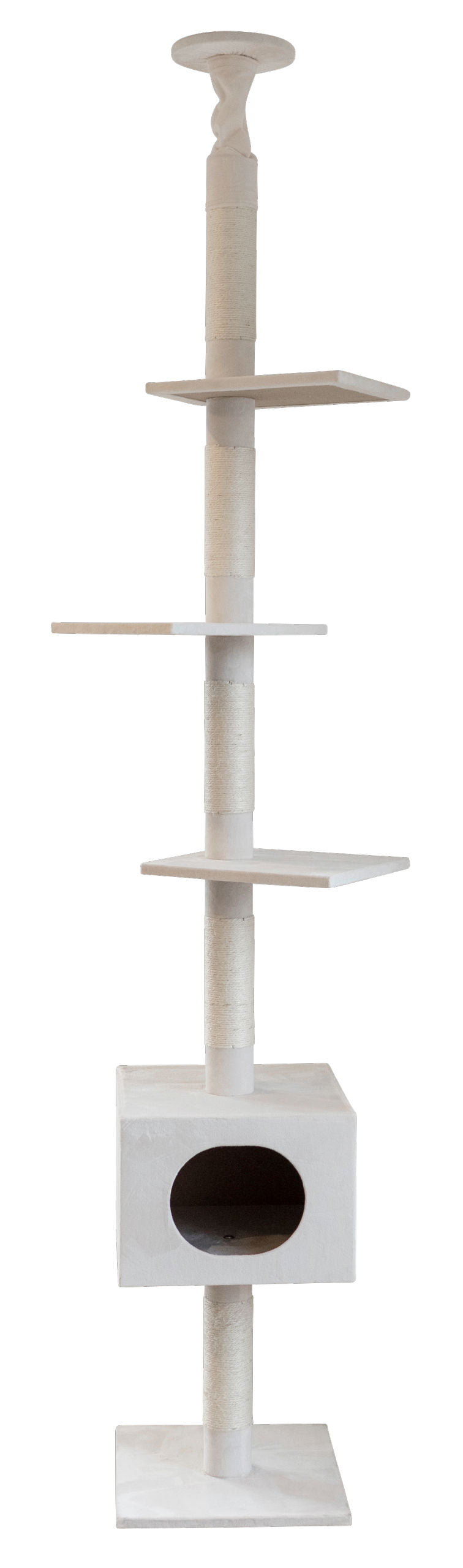 praskalnik Ferdi bel, 38 x 38 x 240-260 cm