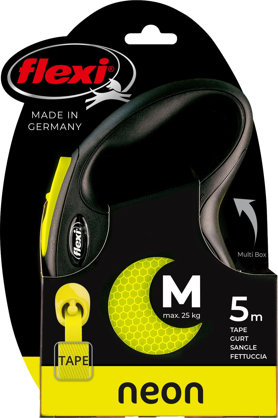 flexi Neon M trak 5 m, max 25 kg