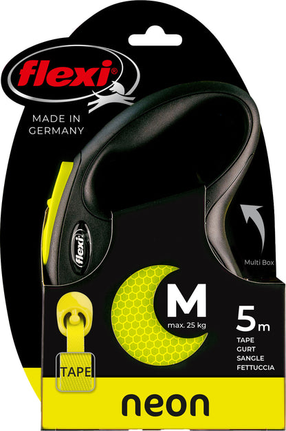 flexi Neon M trak 5 m, max 25 kg