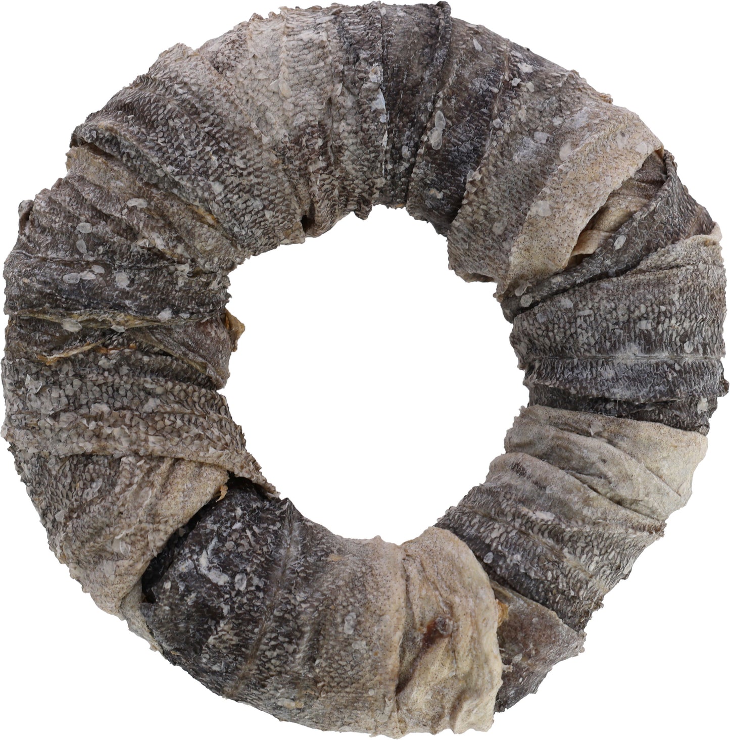 Goveja koža, obroč, z ribo, 17 cm, 220 g, na zaslonu