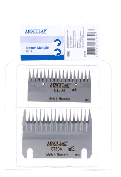 Aesculap Set rezil za striženj Večkratnik 3mm, konj 17/18 Z.