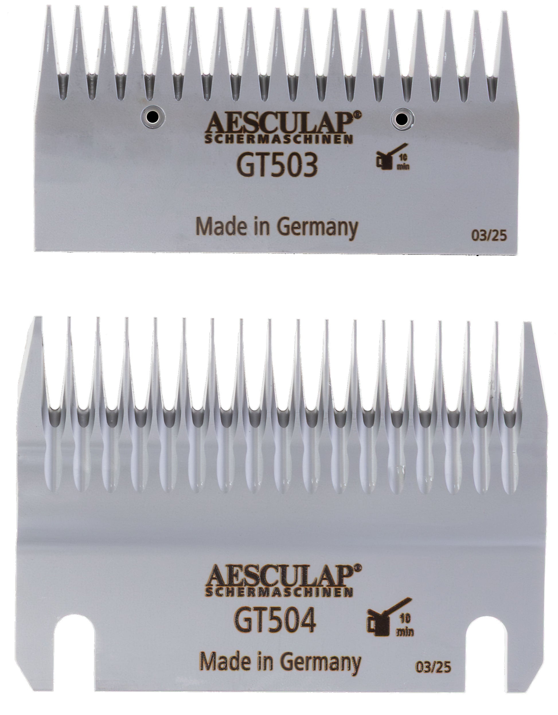 Aesculap Set rezil za striženj Večkratnik 3mm, konj 17/18 Z.